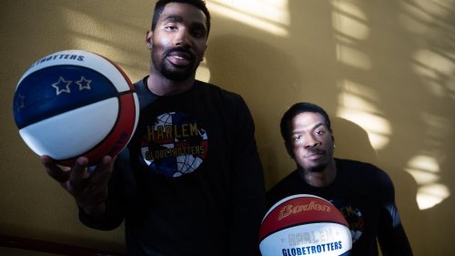 Basketball: Tricks und Training: Harlem Globetrotters besuchen Kinder