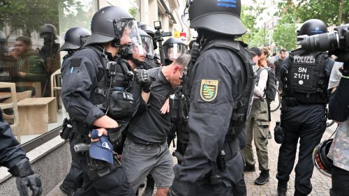 Demonstrationen: Nach "Tag X": Erneut Demonstranten in Leipzig auf der Straße