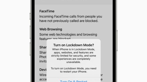 Internet: "Lockdown Mode": Mehr Schutz für Apple-Geräte