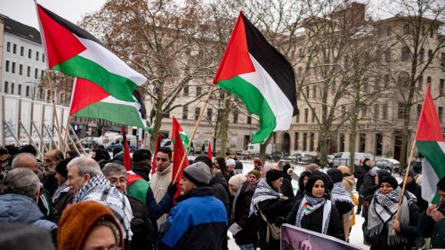 Nahost-Konflikt: Etwa 2500 Menschen bei propalästinensischen Demonstrationen