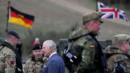 Staatsbesuch: Unwetter bringt Charles' Zeitplan in Brodowin durcheinander
