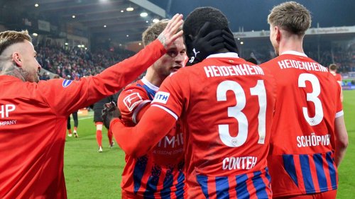 Fußball-Bundesliga: Heidenheim schöpft Hoffnung: "Haben es selbst in der Hand"