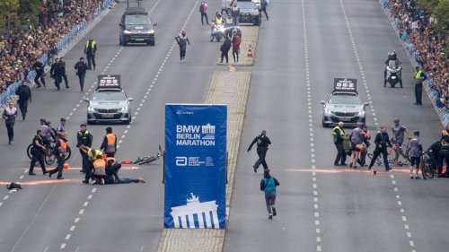 Leichtathletik: Störversuche bei Marathon: Aktivisten vorläufig festgenommen