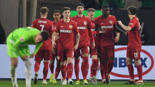 Bundesliga: Königsklasse im Blick: Stuttgarter siegen 3:2 in Wolfsburg
