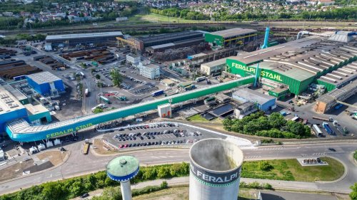 Industrie: Stahlwerk in Riesa eröffnet emissionsfreies Walzwerk