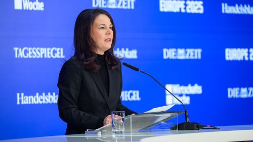 Europe 2025: Annalena Baerbock warnt vor einer "Zeit der Ruchlosigkeit"