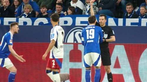 2. Fußball-Bundesliga: Trotz Überzahl ab der 3. Minute: HSV nur 2:2 auf Schalke