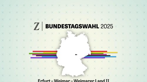 Bundestagswahl 2025: Alle Wahlergebnisse in Erfurt – Weimar – Weimarer Land II