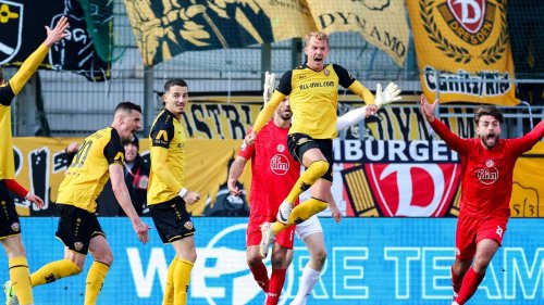 3. Fußball-Liga: Dynamo Dresden lässt siegreiche Cottbuser wieder heran
