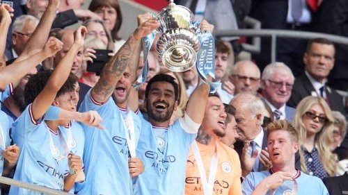 Pokalfinale in England: Nach 12 Sekunden: Ilkay Gündogan mit Torrekord im FA Cup