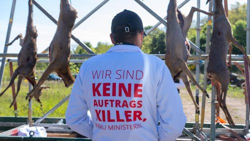 Jagdgesetz: Jäger-Proteste vor Landtag gegen Gesetzespläne