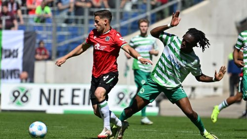2. Fußball-Bundesliga: 1:1 gegen Fürth: Hannover gelingt später Ausgleich
