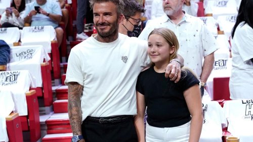 Leute: David Beckham besucht mit Tochter Konzert