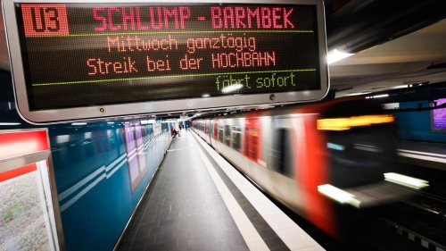 Verkehr: Streik bei der Hochbahn: U-Bahnen und Busse bleiben im Depot