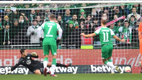 18. Spieltag: Doppelpack Füllkrug: Werder beendet Wolfsburger Siegesserie