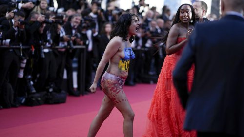 Filmfestspiele in Cannes: Nacktprotest auf dem roten Teppich