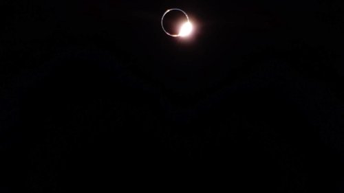 Raumfahrt: Sonnenfinsternis vom Mond aus fotografiert