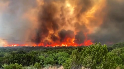 Texas : Großer Flächenbrand konnte eingedämmt werden