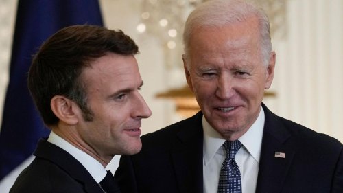 USA: Amerikanischer Käse auf Speisekarte: Biden empfängt Macron