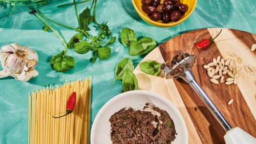 Olivenspaghetti: Nudeln für kalte Herbsttage