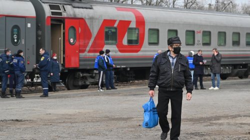 Krieg in der Ukraine: Russland plant Bahnlinie in den Donbass