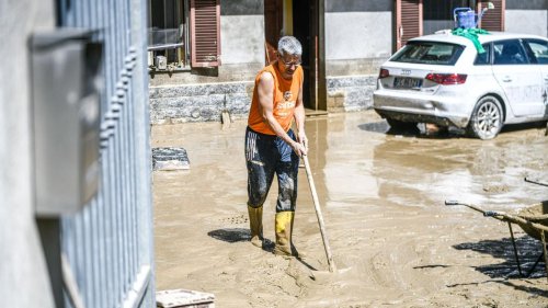 Notfälle: Aufräumen nach Unwettern in Italien - Gefahr nicht gebannt