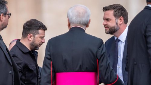 Ukraineverhandlungen: Selenskyj trifft in Rom Merz, Vance und Rubio
