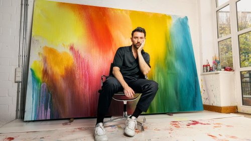 Künstler Paul Schrader: Manche denken, da wurden einfach Farben auf die Leinwand geworfen