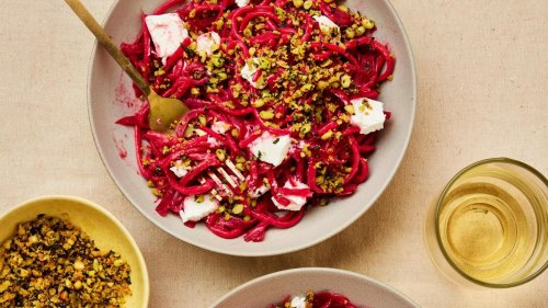 Rosa Linguine mit Ziegenkäse: Mitten in der Rosa-Phase