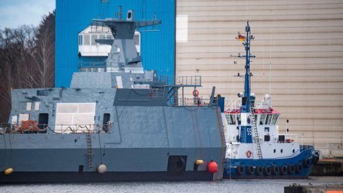 Rüstungsindustrie: Letztes Korvetten-Hinterschiff wartet auf Auslieferung