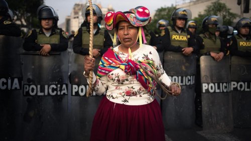 Proteste in Peru: "Wir haben keine Angst, weil wir weiterkämpfen müssen"