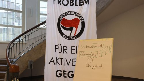 Protestaktion: Besetzung von Weimarer Bauhaus-Universität dauert an