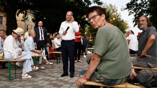 Bundeskanzler: Olaf Scholz bei Bürgerdialog ausgebuht und beschimpft