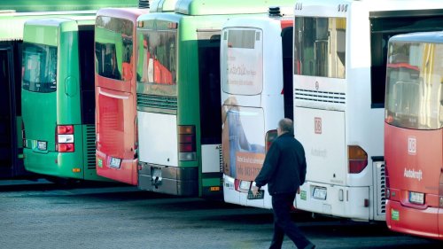 Tarife: Warnstreik bei privaten Busunternehmen angelaufen
