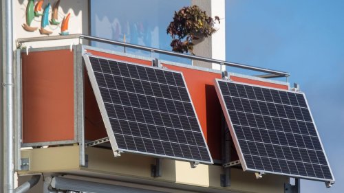 Energie: Solarstrom vom Balkon: Förderanträge ab Freitag stellbar