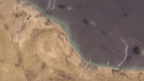 Jemen: Satellitenbilder zeigen Ölleck nach US-Angriff auf Hafen der Huthis