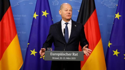 EU-Gipfel: Abschied aus Brüssel: Scholz sagt "Tschüss"