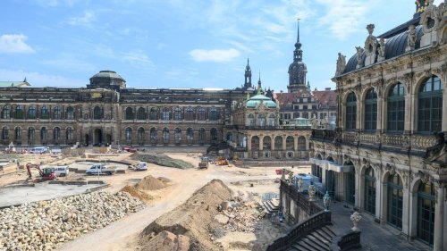 Großbaustelle: Dresdner Zwinger: Sanierung dauert länger und wird teurer