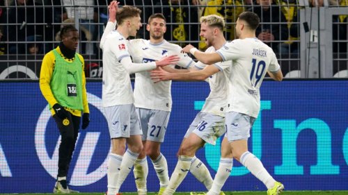 23. Spieltag: Rückschlag für Borussia Dortmund: 2:3 gegen Hoffenheim