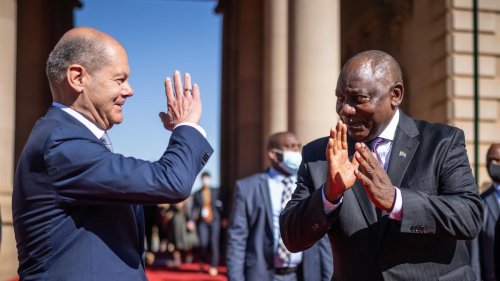 Olaf Scholz: Deutschland und Südafrika wollen Handelsbeziehungen ausbauen