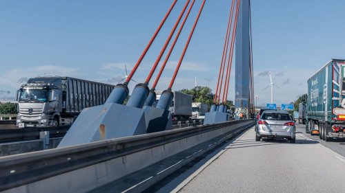 Verkehr: Bauarbeiten an Norderelbbrücke - Sperrungen auf A1 und A24