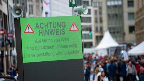 Wetter: Viel Wind beim Bürgerfest zum Tag der Deutschen Einheit