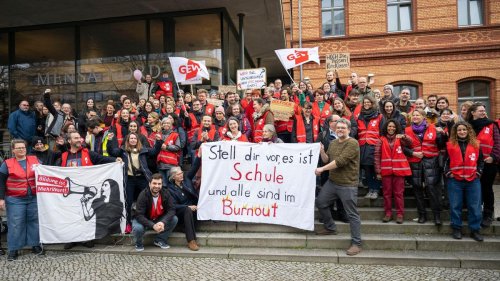 Schulen: GEW setzt Lehrkräfte-Warnstreik in Berlin fort