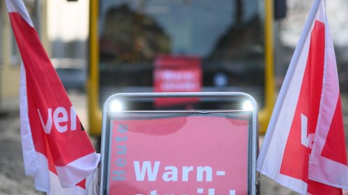 Gewerkschaften: Warnstreiks im sächsischen Nahverkehr angelaufen