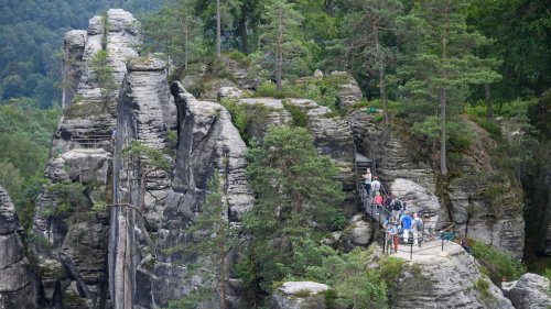 Sächsische Schweiz: Schwankungen im Fels: Burg Neurathen vorerst gesperrt