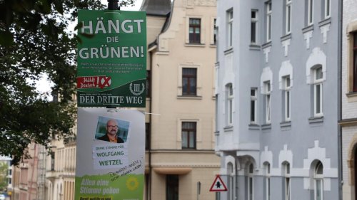 Justiz: "Hängt die Grünen"-Plakate - Rechter Funktionär verurteilt