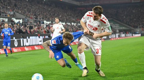 2. Fußball-Bundesliga: Darmstadt verliert in Unterzahl in Köln