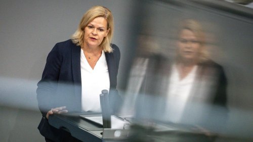Wahlen: Faeser: SPD-Spitzenkandidatur in Hessen ist "Herzenssache"