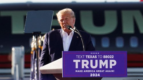 Texas: Donald Trump schimpft bei Wahlkampfauftakt über drohende Anklage