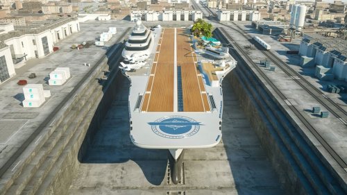 This Retired Aircraft Carrier Could Become A Luxury Yacht with A Golf Course - Zenger News